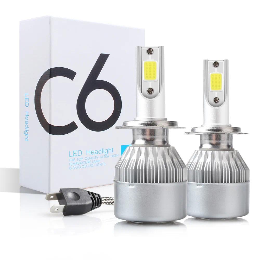 Bohlam Lampu Depan H7 H4 H1 H11 Lampu Mobil Led 6000k Lampu Otomatis Untuk Lampu Depan Mobil Lampu L