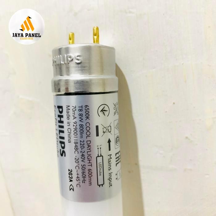 philips tl led ecofit 8 watt 6500k putih