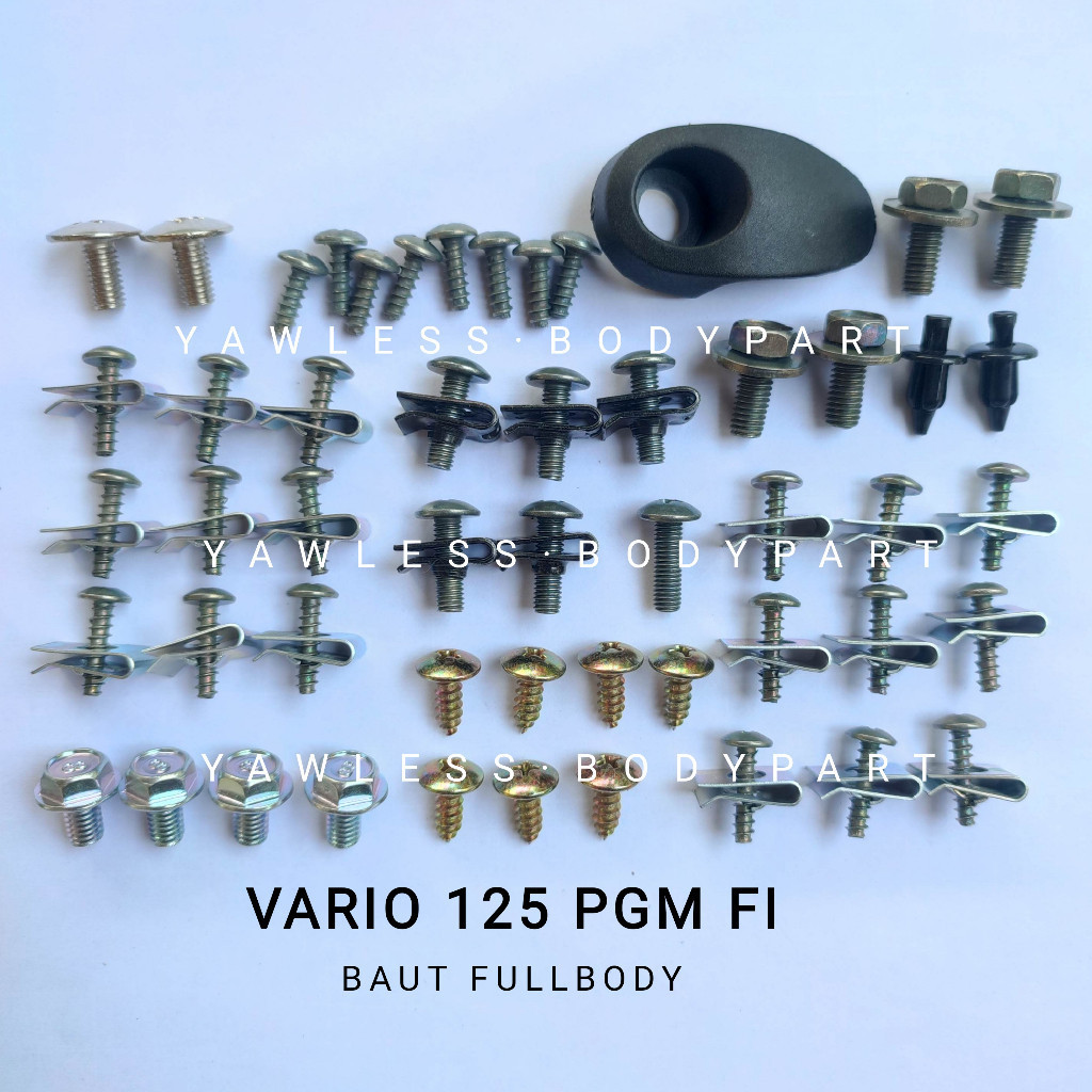 baut body vario 125 old - baut vario 125 old  - baud body vario 125 old