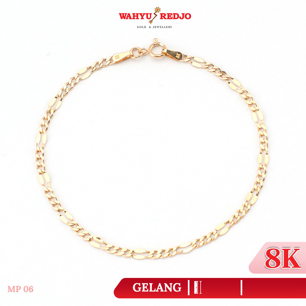 Gelang Emas Virgo Polos 8K Wahyu Redjo Non Pameran