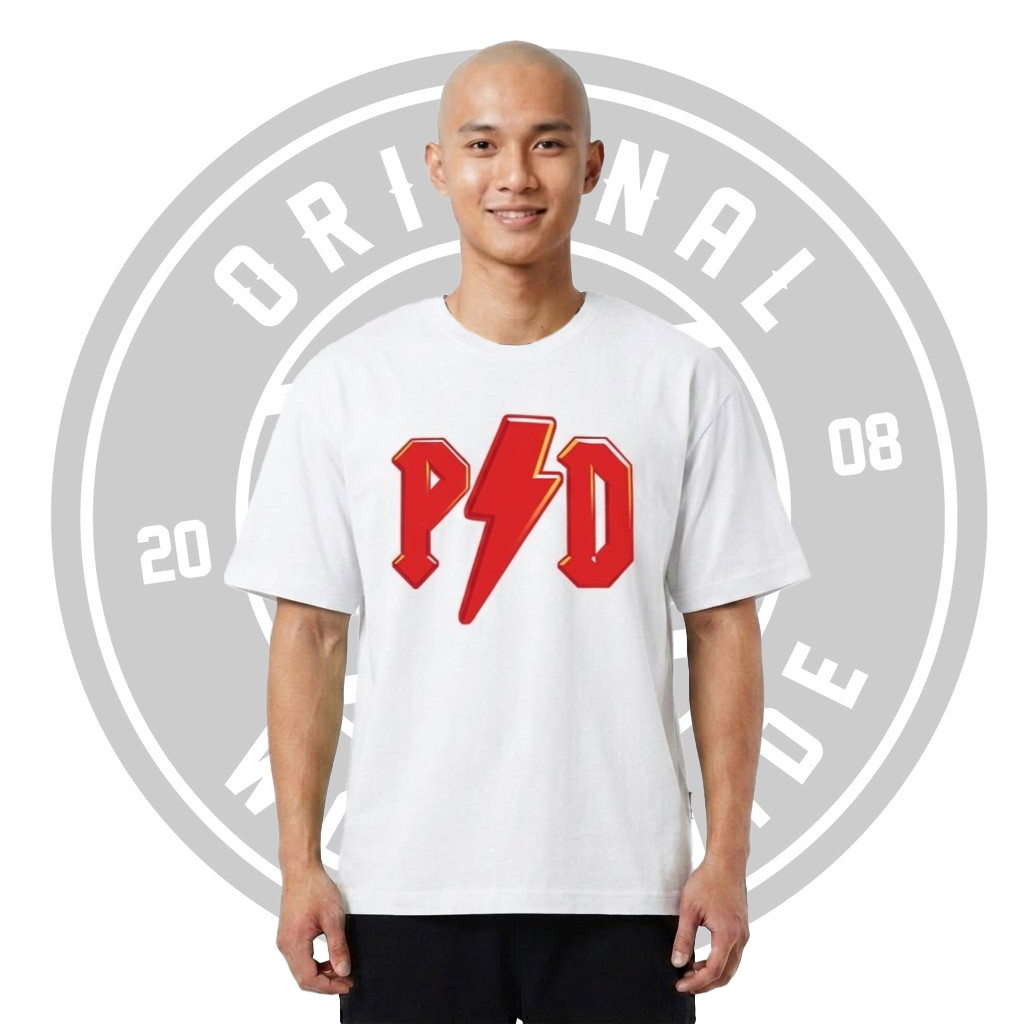 Peter Says Denim Tshirt - Acdc White