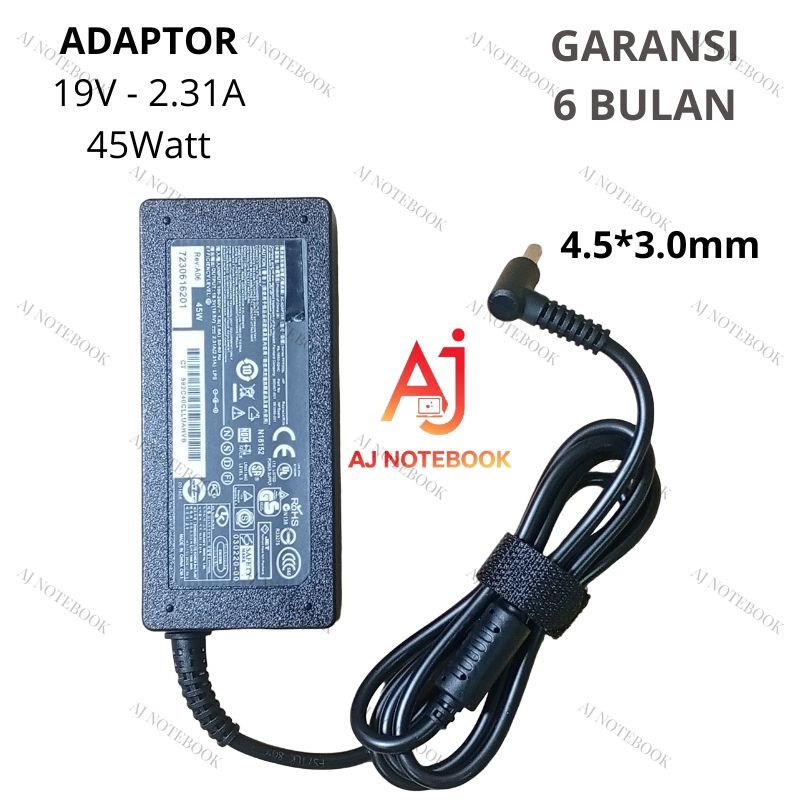Adaptor Charger HP 14s-fq1005AU 14s-fq0022AU 14S-fq1036AU 45W -AJNB