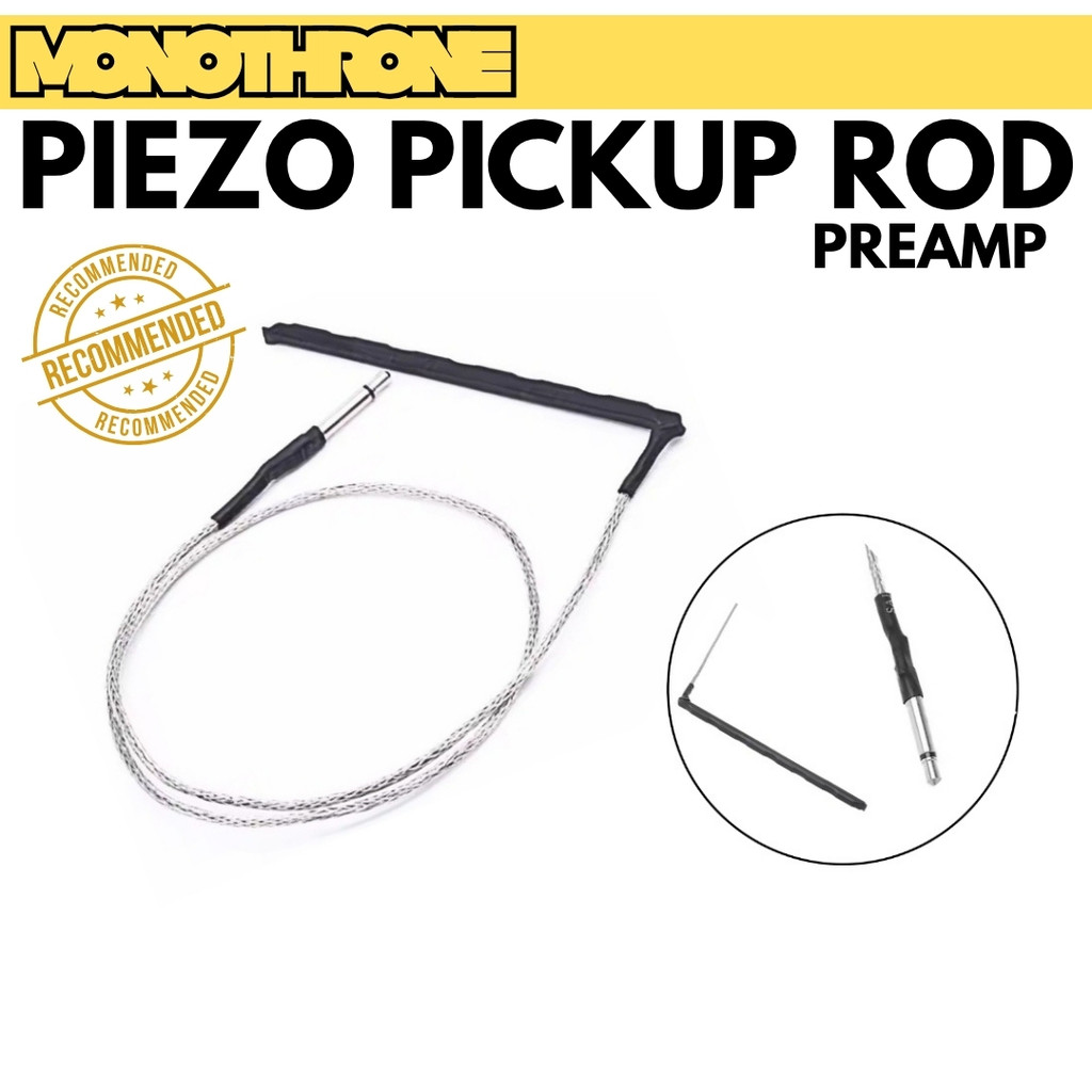 Kabel Pieso Pickup Gitar Preamp Pieso Spul Lidi Akustik Acoustic Pieso Transducer Equalizer Preamp P