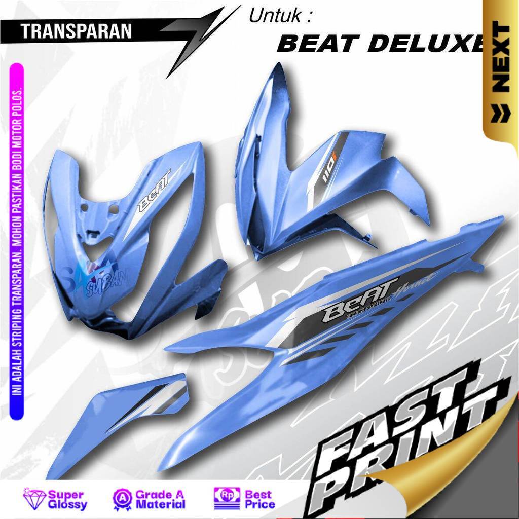 Striping Beat Deluxe 2022 Motif Hornet Transparan