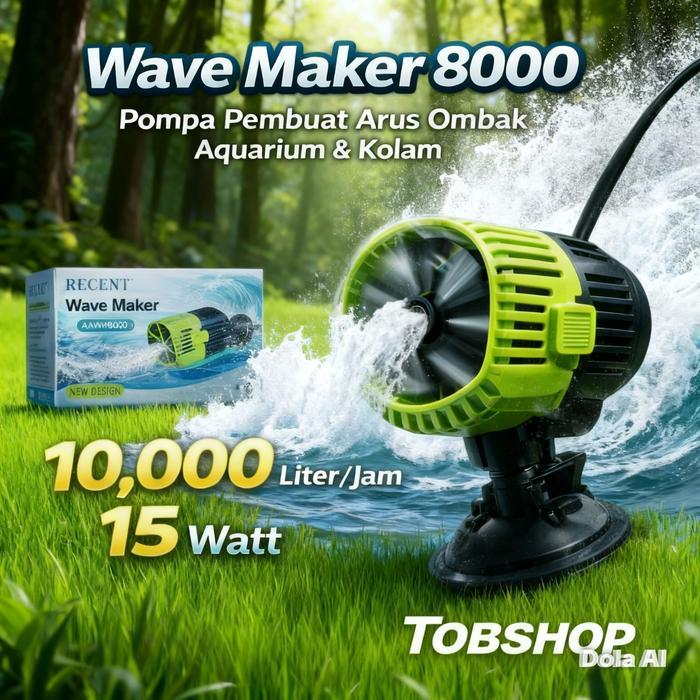 RECENT AAWM 8000 - Wave Maker Pompa Pembuat Arus Ombak Aquarium Kolam