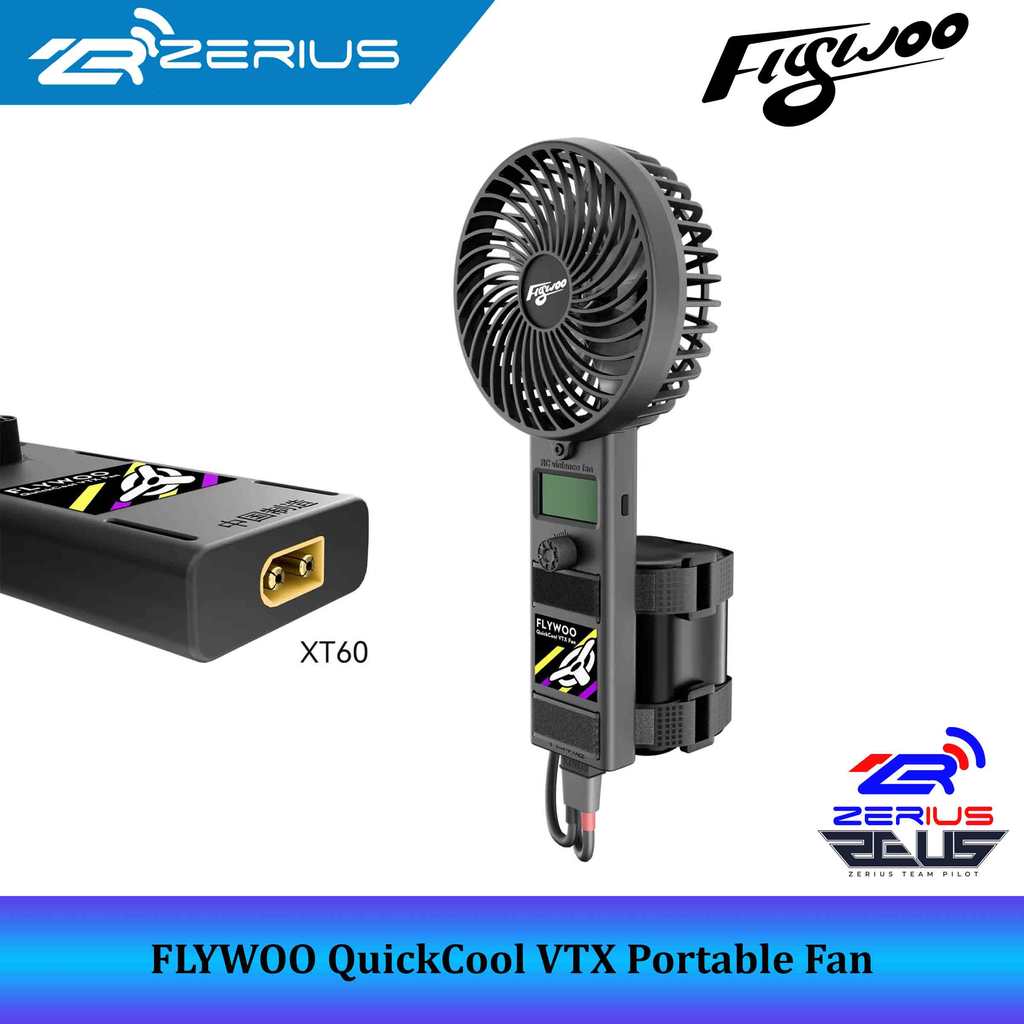 FLYWOO QuickCool VTX Portable Violence Fan