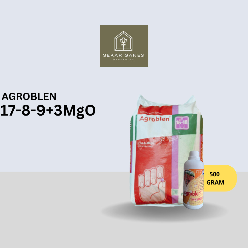 Alam|| Sekarganes Pupuk Agroblen 17-8-9+3MgO 500 Gr - Dekastar Agroblend 1789 17 8 9 Pupuk osmocote 