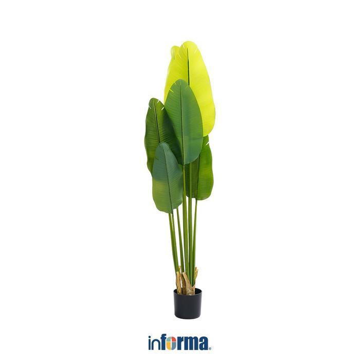 Informa 150 cm Tanaman Artifisial Strelitzia Pajangan Dekorasi Ruangan Tanaman Hias Daun Plastik Bun