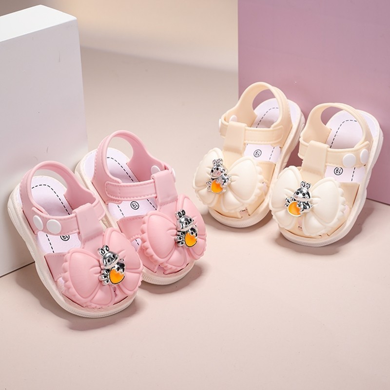 BETTER SHOES - Sendal Anak Perempuan Umur 2-10 Tahun | Sandal Lucu Fashion Cewe Motif Kupu Kupu Impo