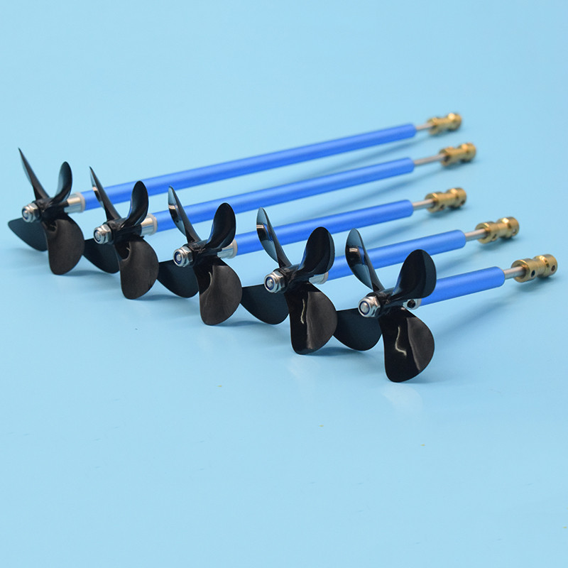 4mm Blue Boat Shaft Rc Bait Boat Fishing Ship Spare Parts 4mm Boat Shaft Drive Shaft + Coupling + 4 