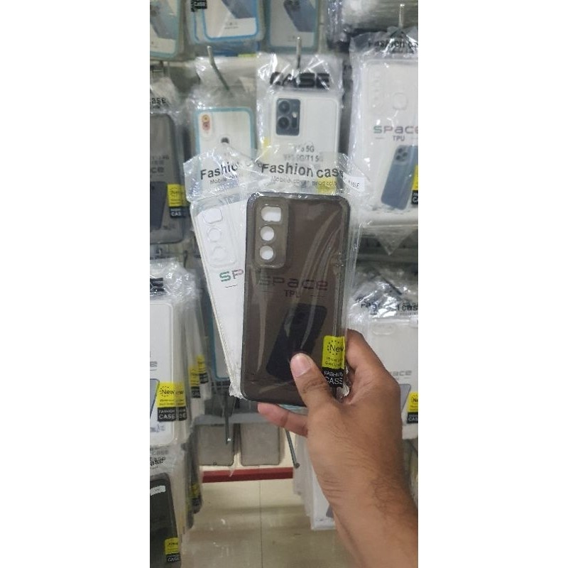 Star Soft Case ViVO V20SE Silikon Bening Putih dan Bening Hitam  Transparan