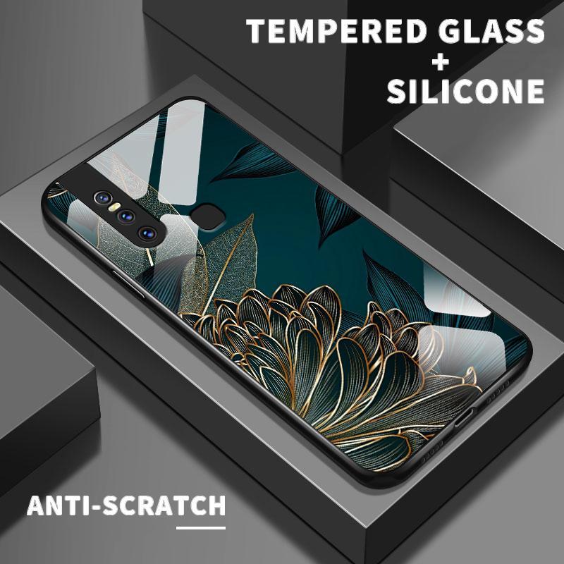 Tempered Glass Case vivo V15 V23e 4G 5G V9 V19 V29 V27e V25 V23 V20 2020 2021 V21e V27 Pro V17 6GB V