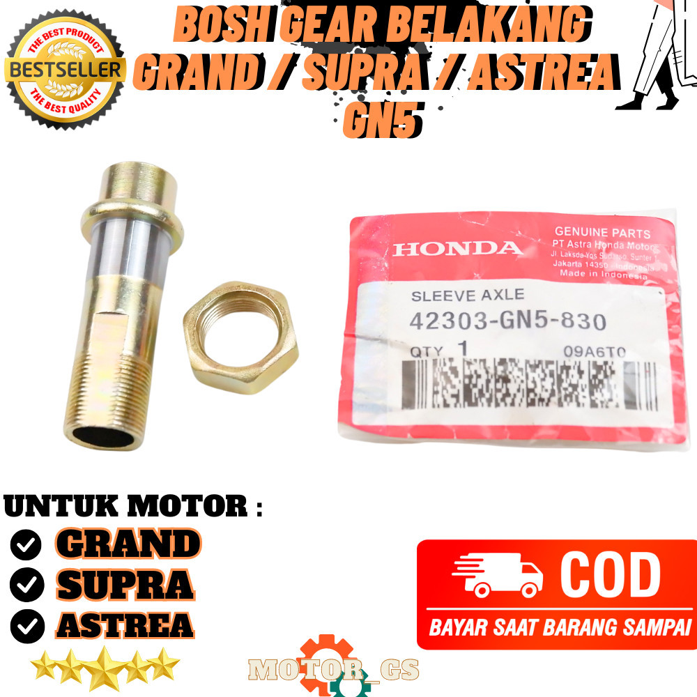ori Bosh Gear Belakang Honda Grand / Supra / Astrea - 42303-GN5-830 original premium