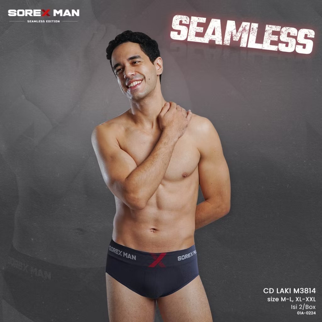 (2pcs) Celana Dalam Pria Sorex Man / Celana Dalam Pria Dewasa Sorex / Sempak Pria / Celana Dalam Lak