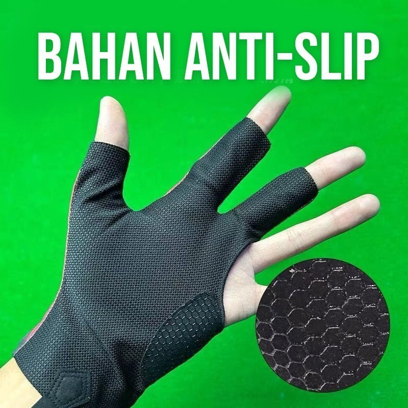 Sarung Tangan Billiard 3 Jari Billiard Premium Billyard Sarung Tangan Original Sarung Tangan