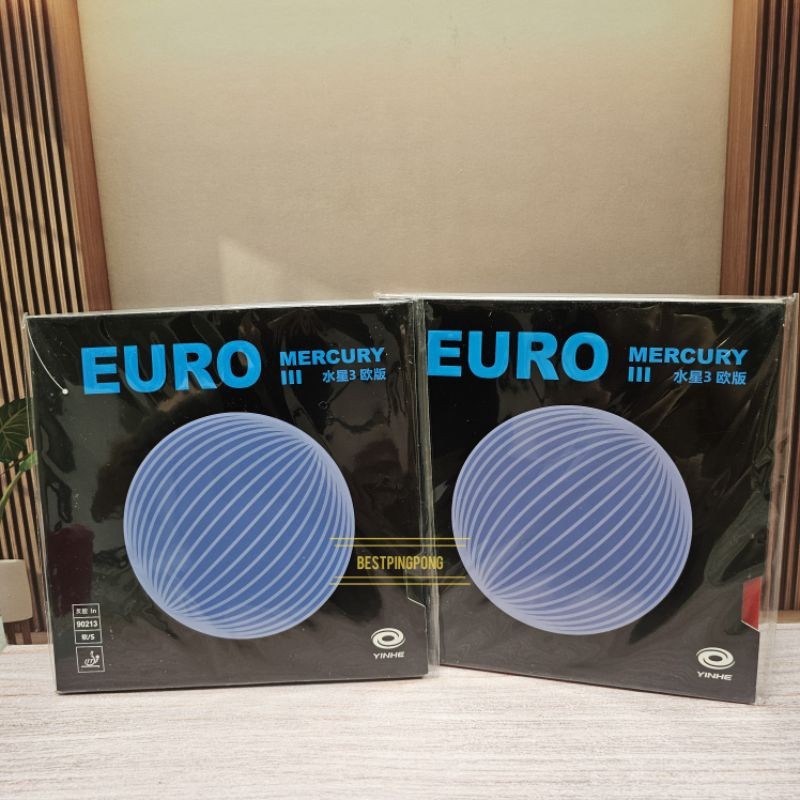 ( LuxvenMart ) YINHE mercury 3 EURO karet bet pingpong