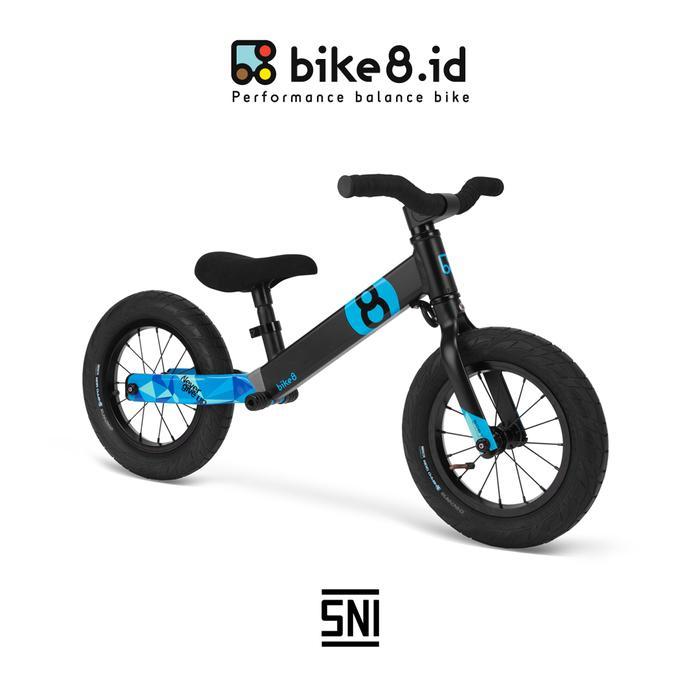 BIKE8 S-PRO Balance Bike Pushbike Sepeda Anak - BLACK BLUE