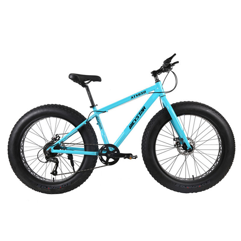 ZAIQU 26 21 Speed Mountain Big Fat Tyre Snow Mountain Bike Bicycle Fat Bike 26 Pulgadas