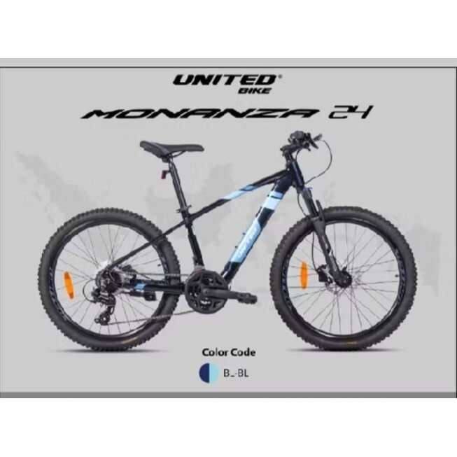 Sepeda Gunung Remaja MTB 24 inch Monanza