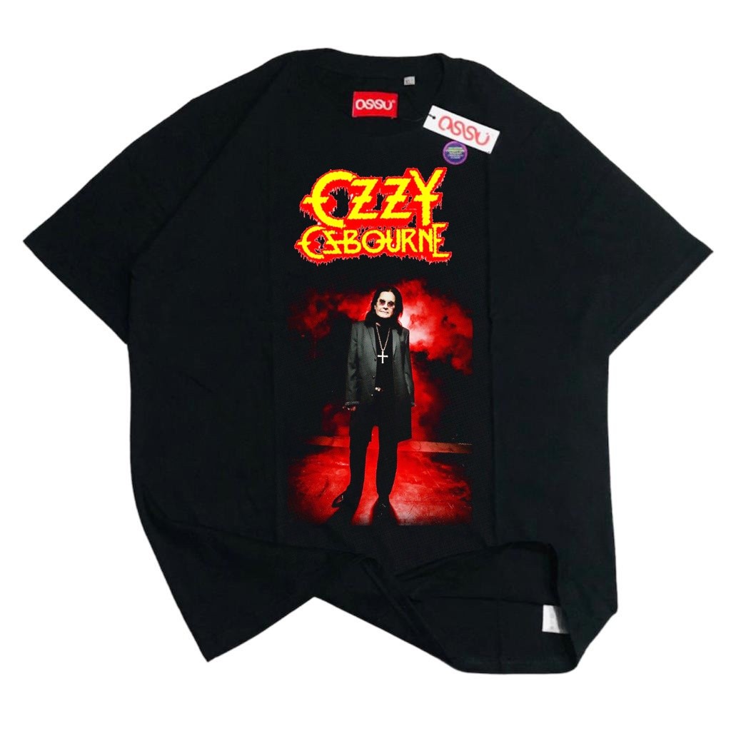 OSSU TSHIRT MUSIC LEGEND OZZY OSBOURNE | KAOS VINTAGE MUSIK OLD SCHOOL OZZY OSBOURNE | KAOS BLACK WA