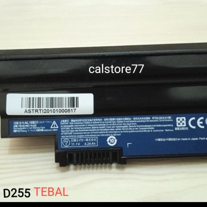 Baterai Batre Acer Aspire One 522 722 D260 D270 D255 D257 D270 tebal
