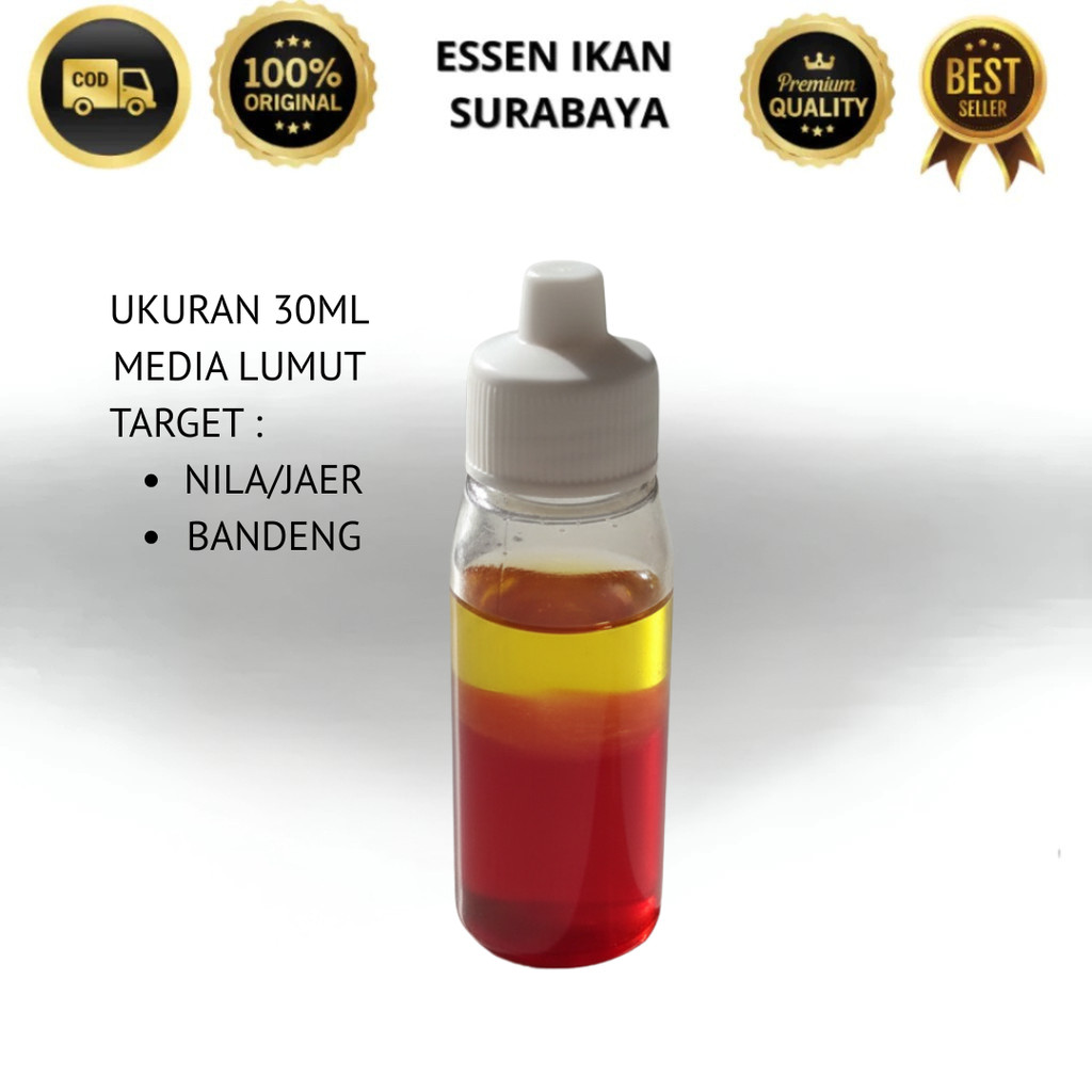 ESSEN IKAN SURABAYA Umpan ikan nila Mujaer Bandeng Essen Essence Esen Oplosan Media lumut ukuran 30m