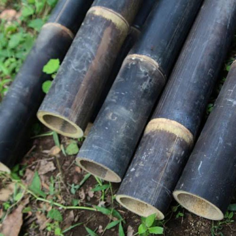 potongan bambu wulung/bambu hitam