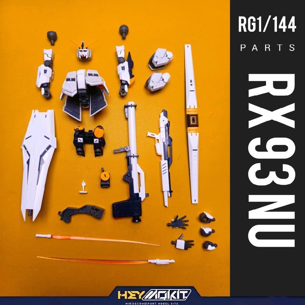 RG 1/144 RX 93 NU GUNDAM BANDAI PARTS PART HEAD VFIN FACE BODY TORSO CHEST ARM ARMS OPTIONAL HAND WA