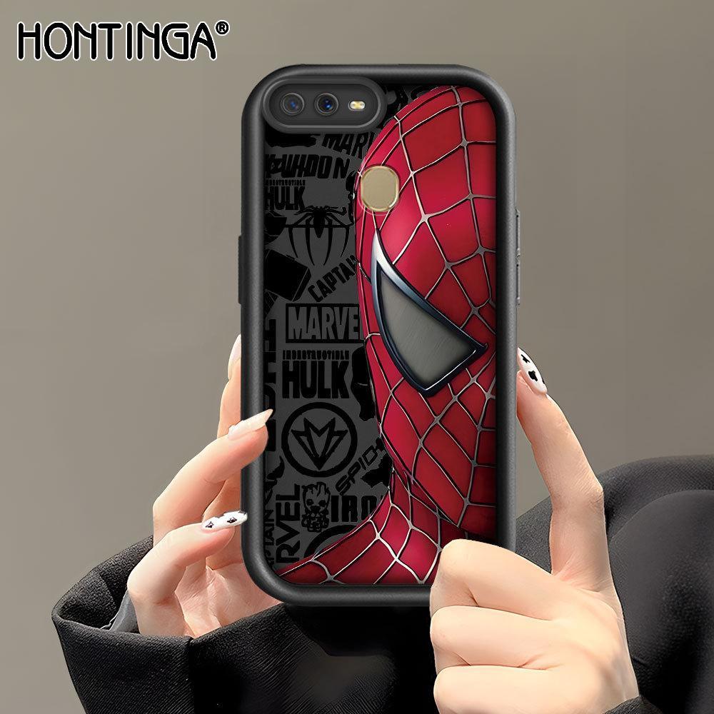 Hontinga Casing Hp Untuk For OPPO A12 A5S A7 A12S Silikon Sofcase Cassing Mode Softcase Fashion Spid