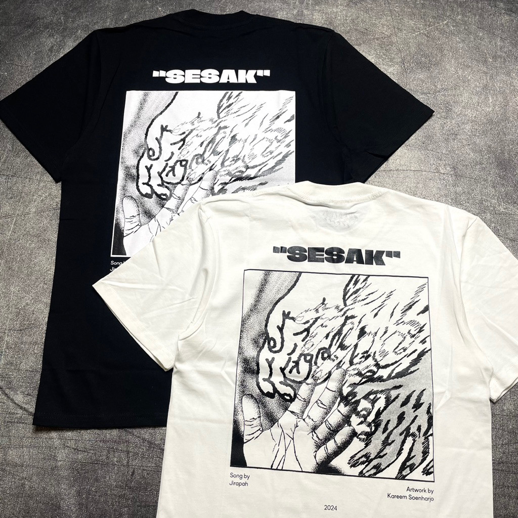 (COD) Tshirt JIRAPAH - SESAK Official Merchandise