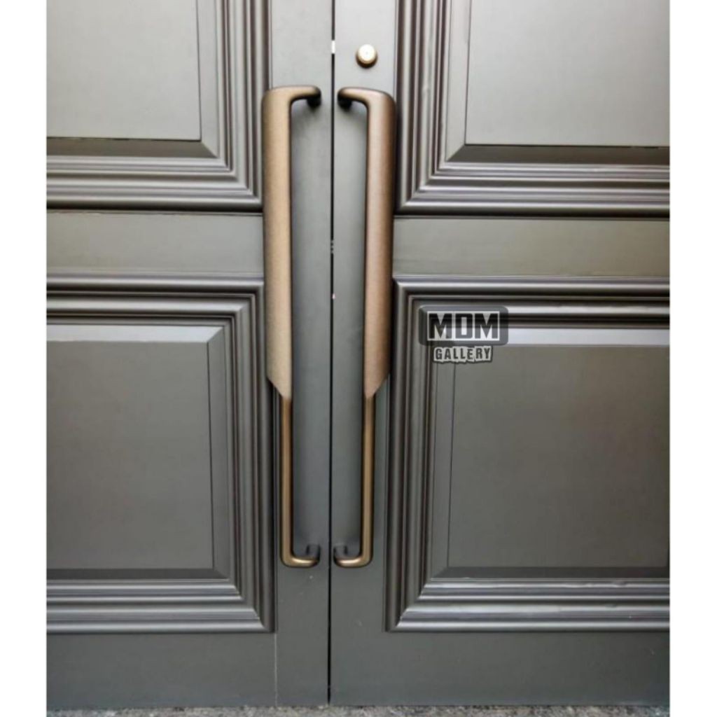 Handle Pintu Rumah Handle Pintu Utama Gagang Pintu Rumah Motif Stik Luxury Custom 100 cm 120 cm 2 pc