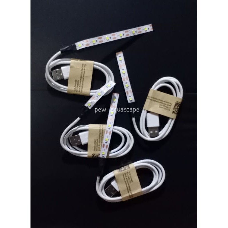 lampu led strip 5v 4CM - 100CM usb dekorasi lampu led usb soliter aquarium