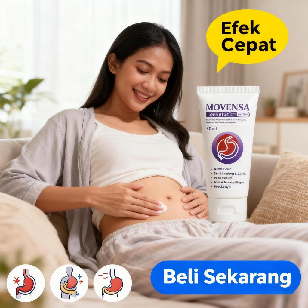 Movensa Official Store Gel Cream Glukosamin Original Krim Aman Pereda Nyeri Perut Asam Lambung