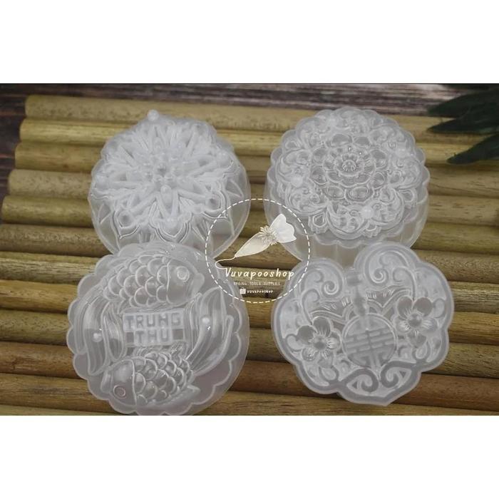 Cetakan Puding Mooncake Series A / Cetakan Mooncake Plastik / Mooncake Mold