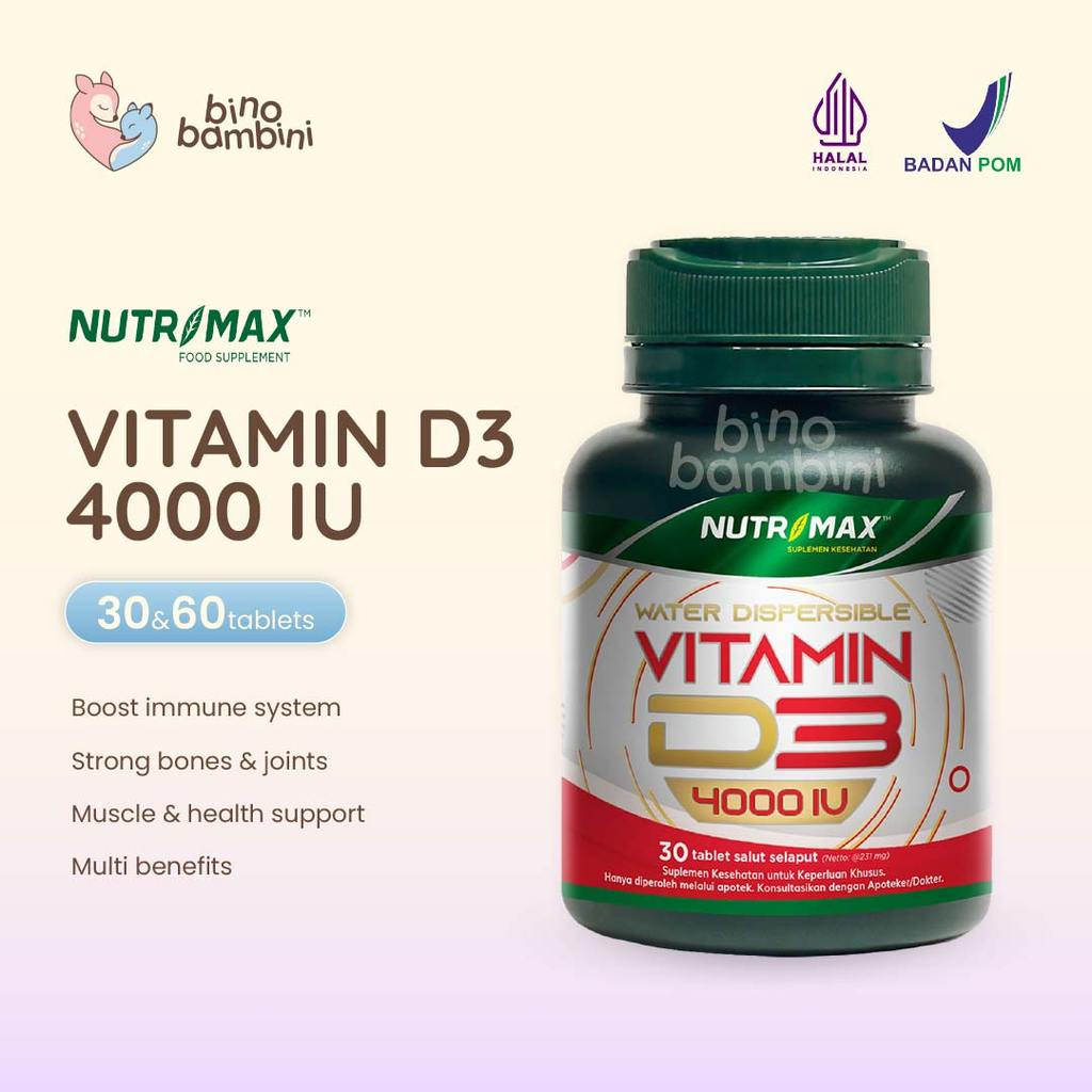 Nutrimax Vitamin D3 4000 IU 30 & 60 Tablet - Immune Booster Support