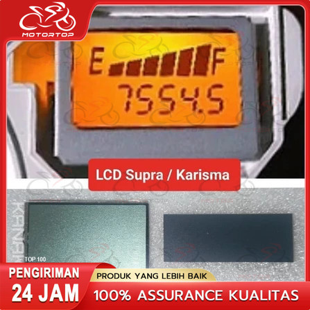 COD Speedometer LCD Honda Supra Karisma Polarizer Gratis Karet Konduktor Original Quality
