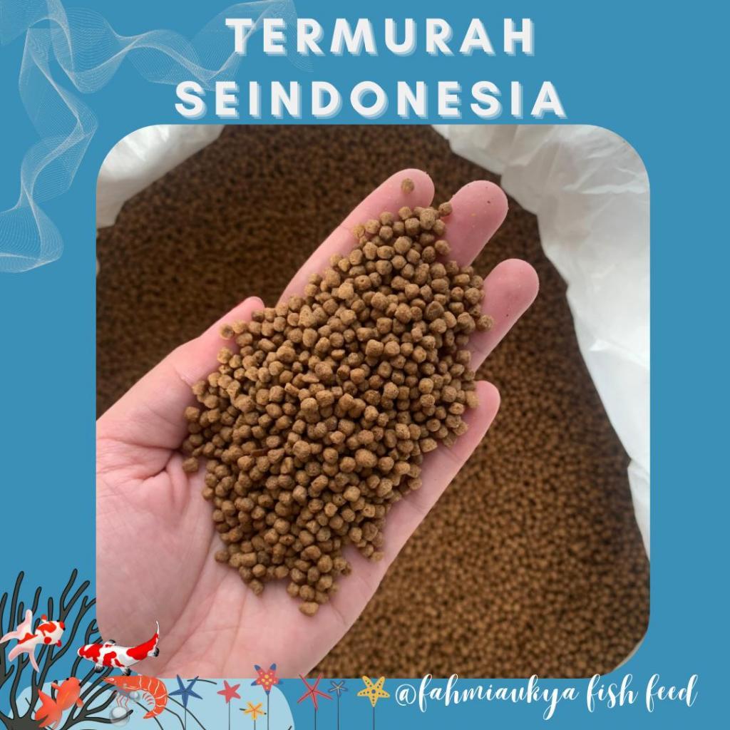 PAKAN IKAN MURAH (1 KG) PELET PAKAN IKAN AIR TAWAR NILA GURAME PATIN LELE GABUS IKAN MAS (1 Kg dan 5