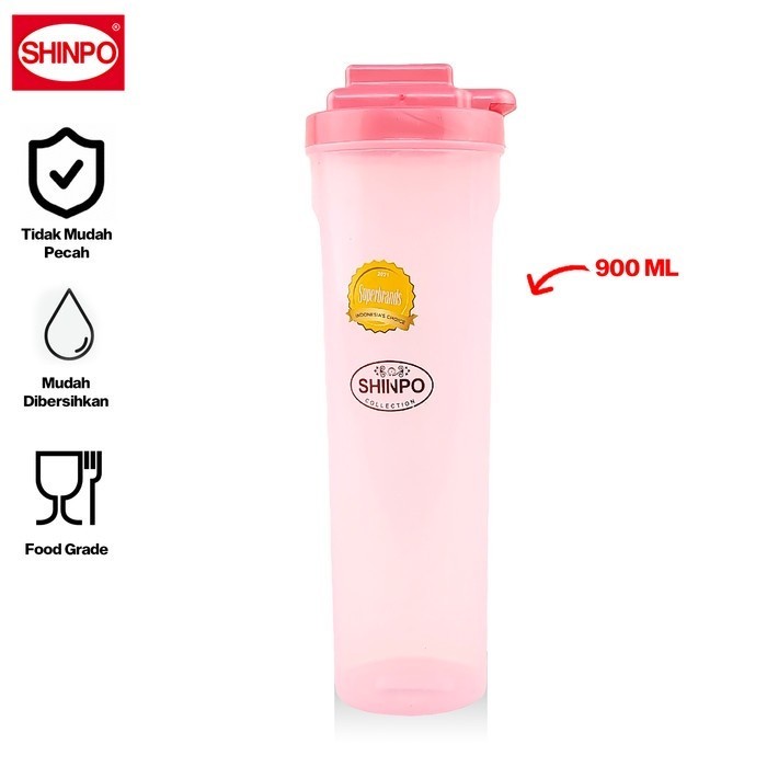 Tempat Air Minum Plastik Aquario 900ML SIP 909 Shinpo / Coolpot Botol Minum