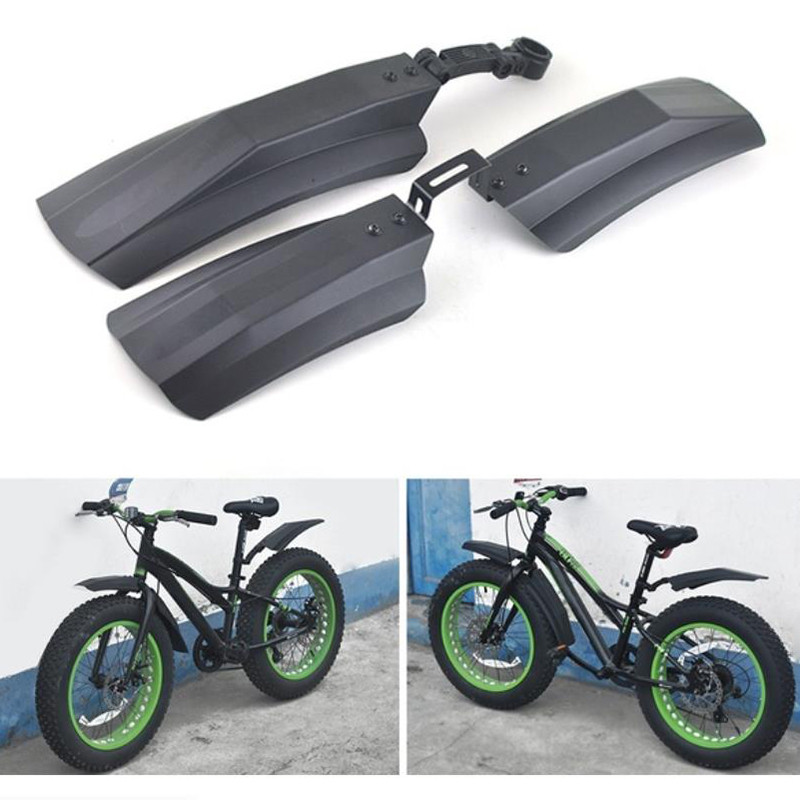 2PCS Mud Guard Fender for Electric Fog Bicycle Snow Mudguard Fat Bike Fatbike MTB Cycling Fenders