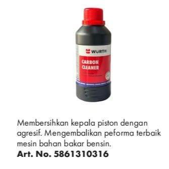 READY Wurth Carbon Cleaner Water Base Engine Piston Cleaner 300ML GERMANY