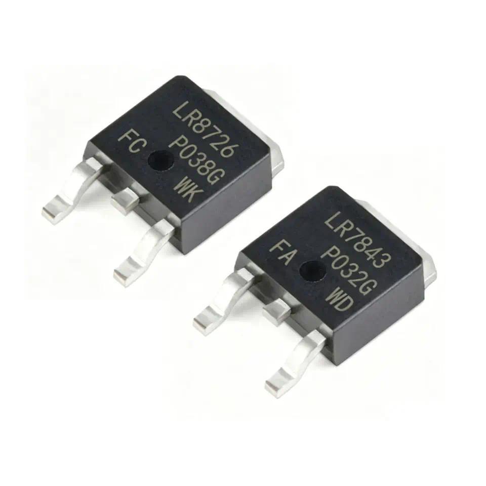 10pcs IRLR7843 LR7843 IRLR7843TRPBF IRLR6225 LR7833 LR8726 7821 8503 IRLR120N LR024N 3636 3410 2905 
