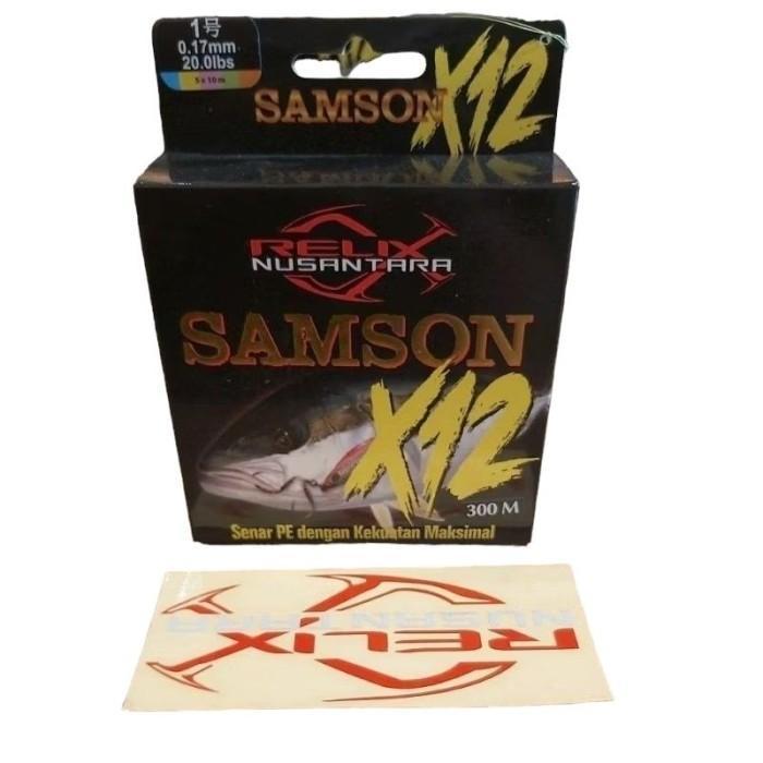 Senar PE X12 SAMSON 300m - Relix Nusantara - PE 1.0 - 20Lbs