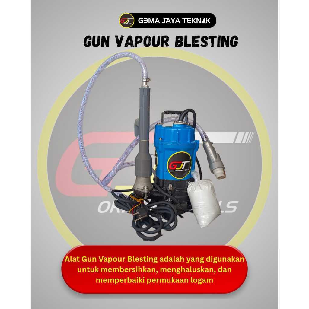 Gun Vapor Blasting Set Lengkap Nozzle Pompa Mesin Blasting Kuat Awet Presisi Alat Vaporblasting