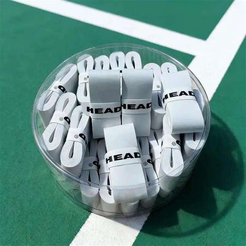 30Pcs HEAD Tennis Overgrip PU HEAD Tennis Racket Overgrip Absorption Grip Badminton Racket Handle Gr