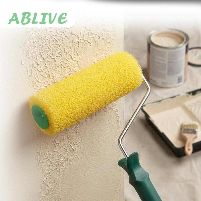8 Inci Roll Cat Tembok Tekstur Motif Kamprot Texture Roller Paint Kuas Cat Dinding Rollan Cat Tembok