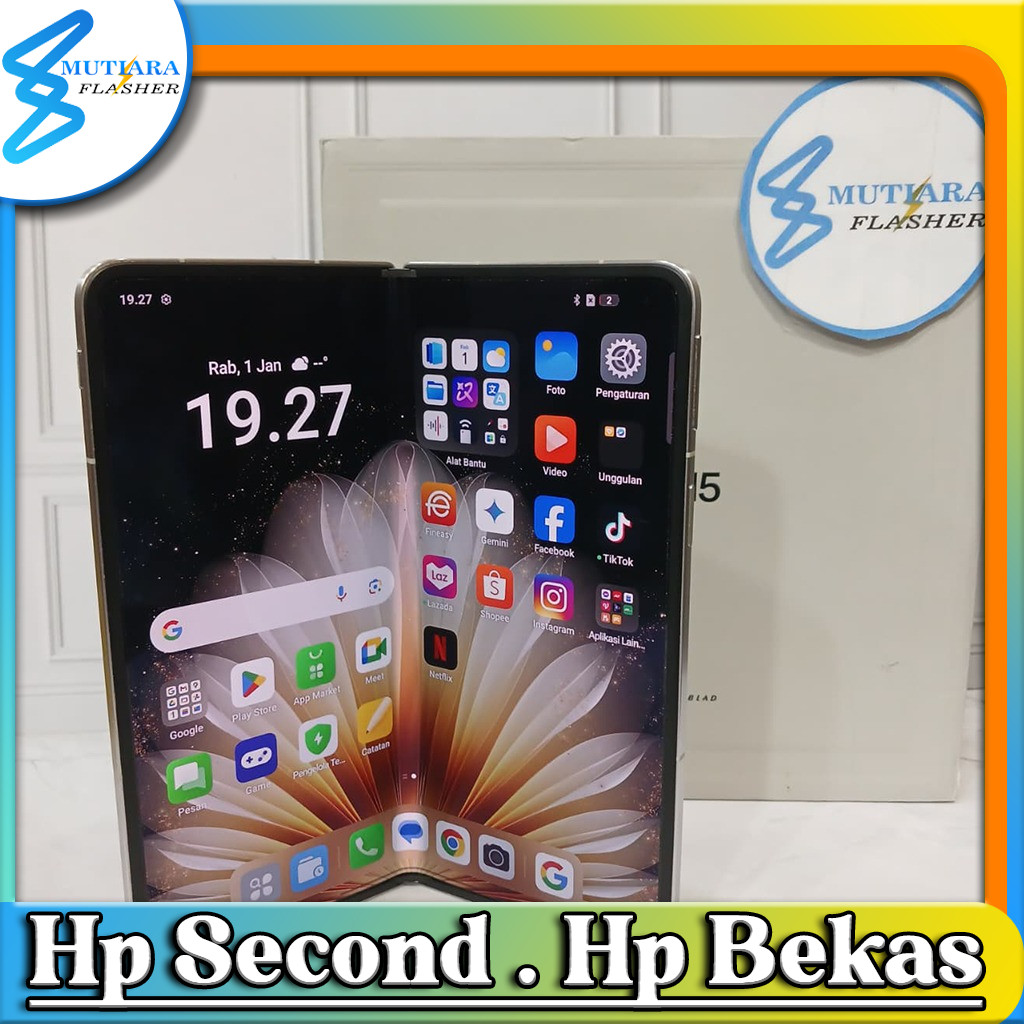Oppo Find N5 Fold Ram 16 Rom 512GB Second Original Flasher Store