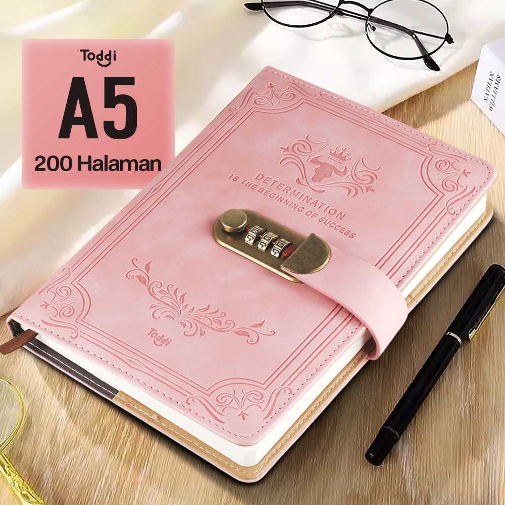 COD Buku Catatan Harian Diary Notebook Jurnal Agenda Kerja Kuliah Kertas A5 Ukuran Besar Tebal 100 G