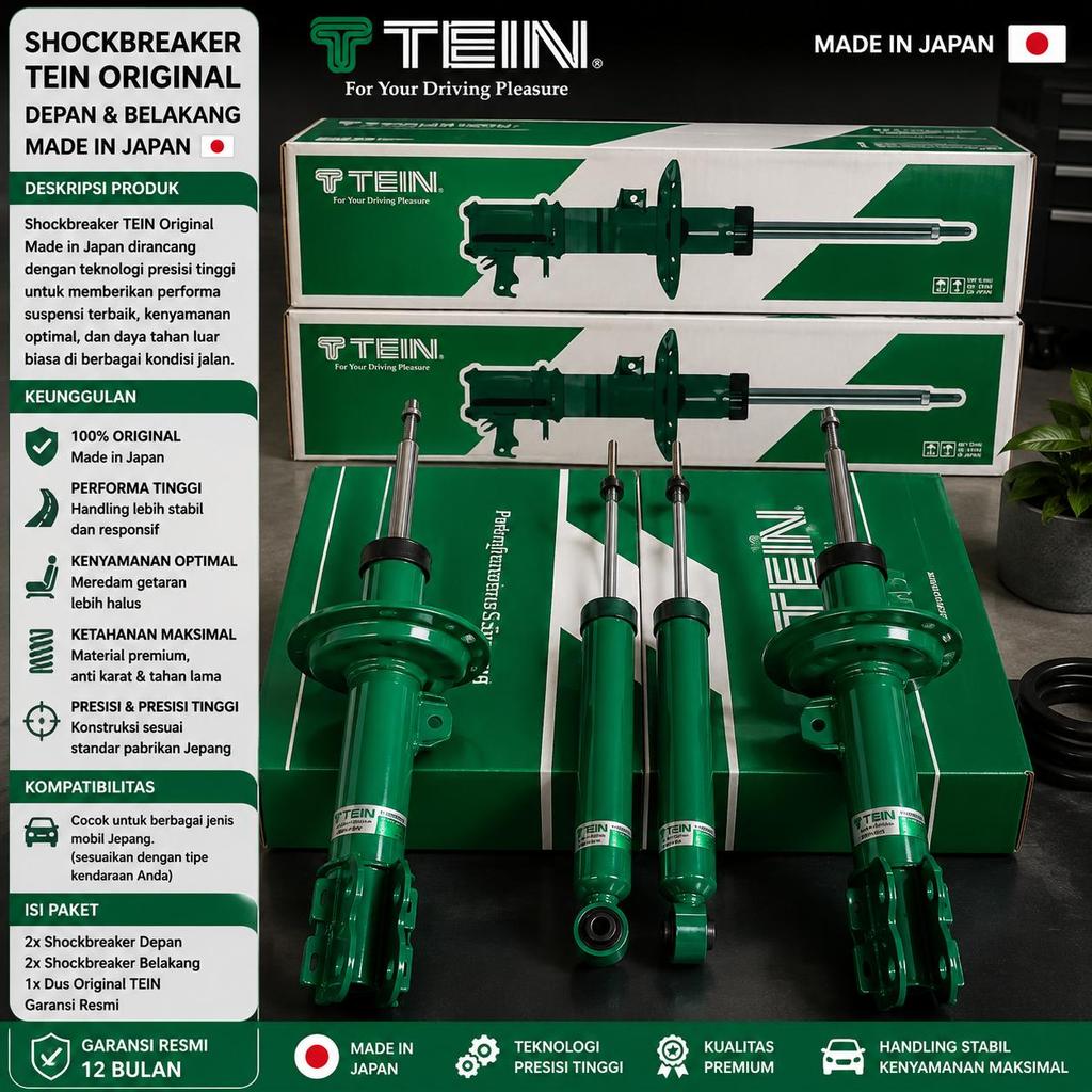 SHOCKBREAKER DEPAN BELAKANG MITSUBISHI LANCER ORIGINAL T TEIN ENDURAPRO PLUS