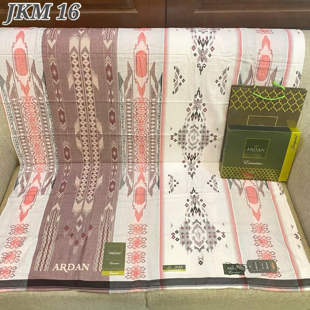 Sarung Ardan STAR Songket dsk/tkp/jkm Gold | silver Hitam | Putih Asli by ketjubung terbaru