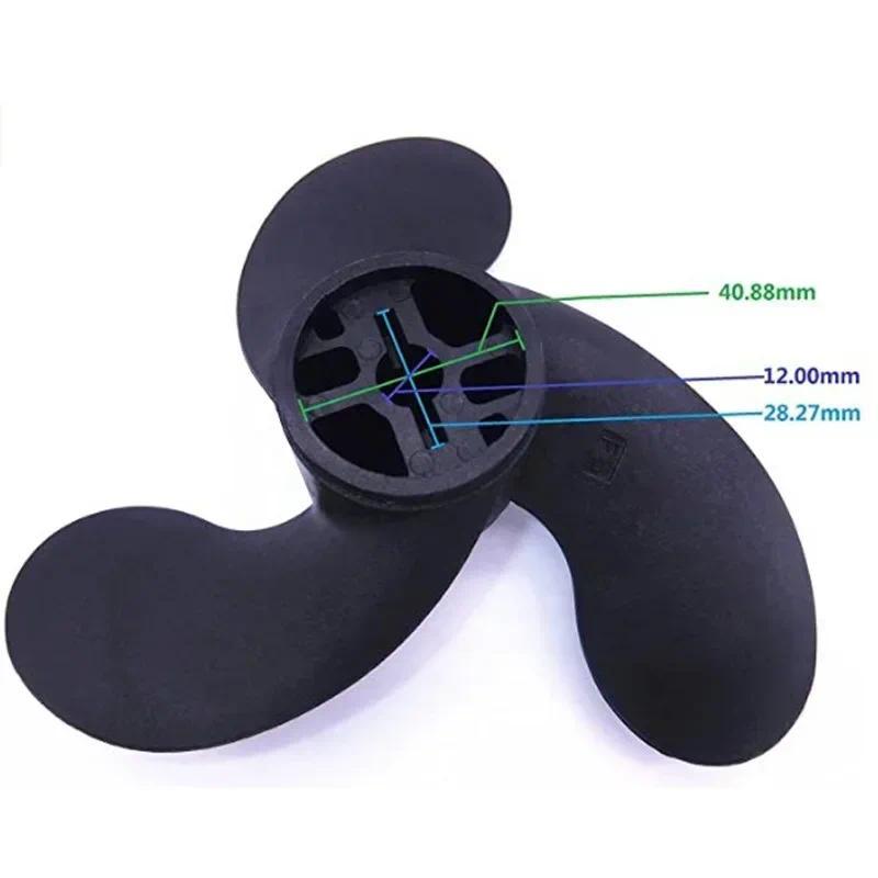 Quality Outboard Propeller, Made of High Strength Nylon, Suitable for Tohatsu3 5HP/Nissan2 5, 3 5HP/